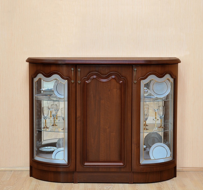 Комод с дверью и витражными стеклами системы Цнинский 3 номер 19